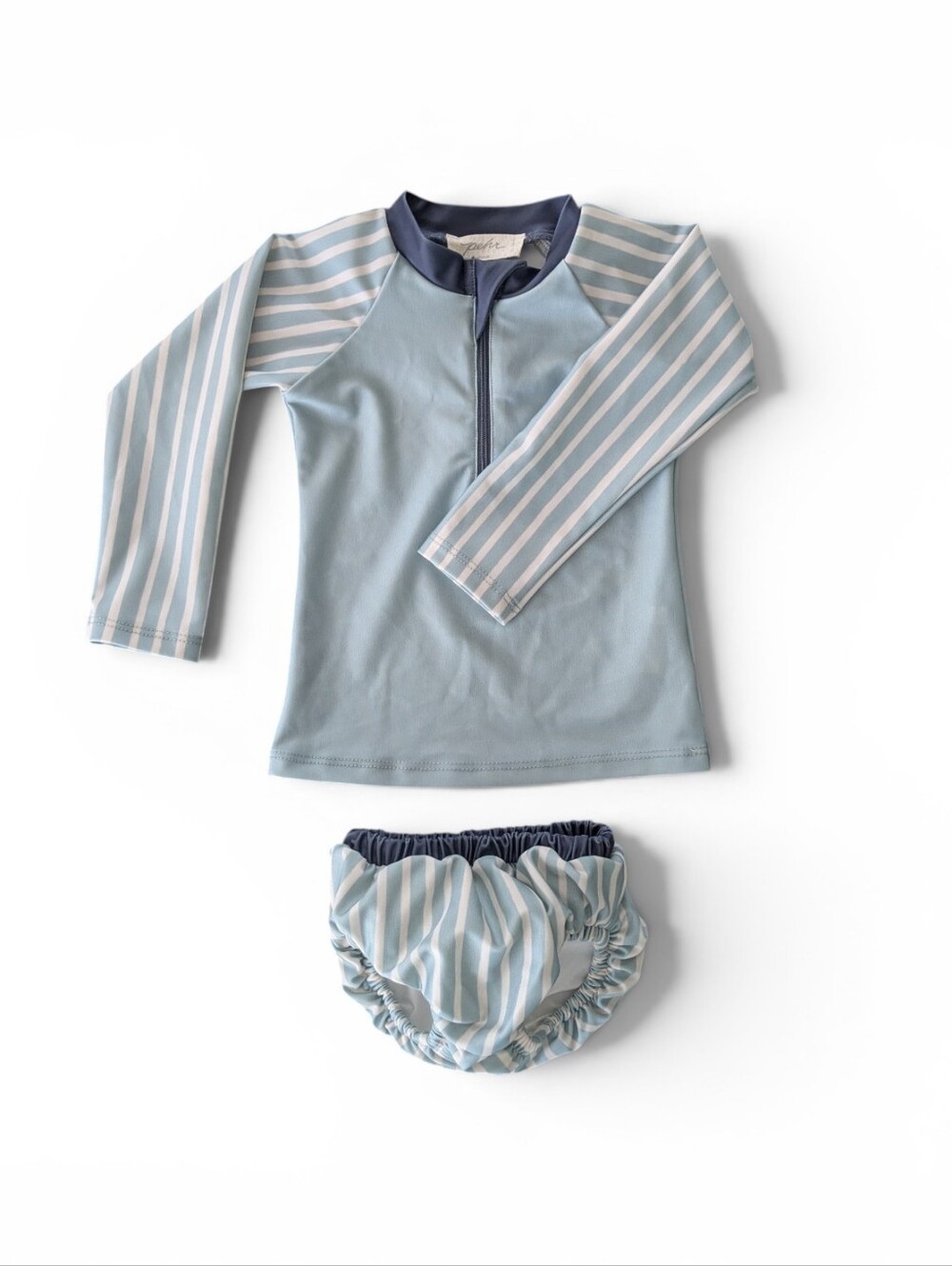 Pehr Swim Rash Guard and Bottom, size 12-24 mo.